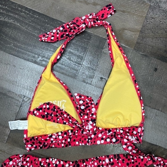 Seven7 Red Polka Dot Bikini size Medium - Picture 8 of 9